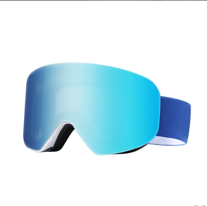 magnetic frameless designer best mirrored snowboard glasses OEM ODM snow ski  Glasses Snow Googles