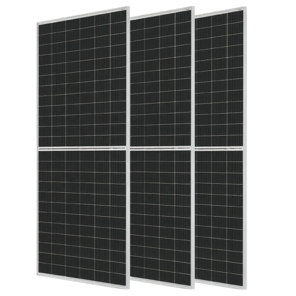 Factory direct sale solar modules 144 half cells 390-410W transparent photoelectric conversion solar energy panels