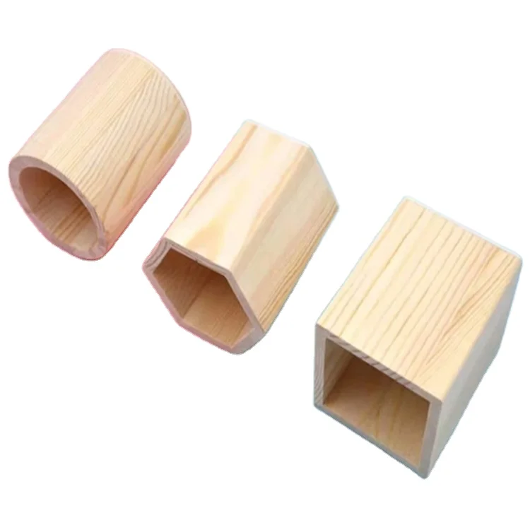 SLT New Best Selling Custom Multiple Shapes Wooden Pen Pencil Stand