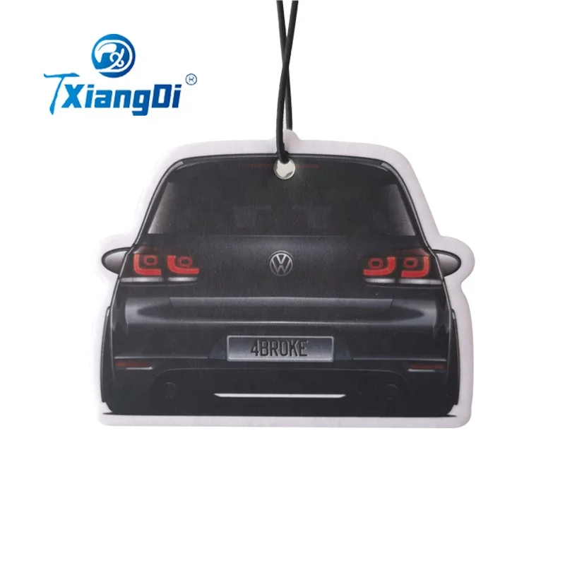Cute Series Custom Logo Hanging Absorbent Flavoring 2mm Paper Car Air Freshener