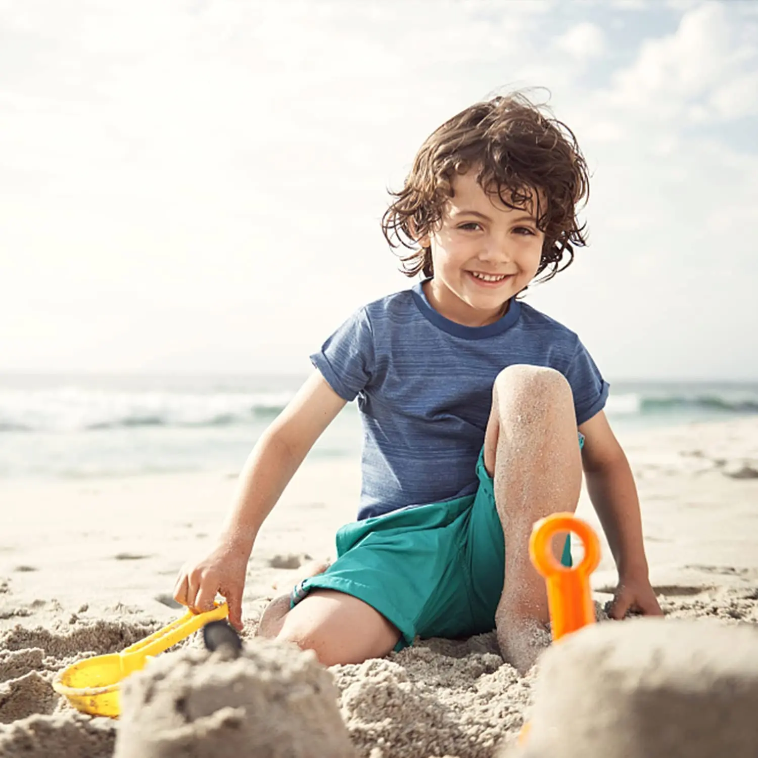 Toddler Boy Swim Shorts Custom 100% Polyester Swim Trunks Boy Swimwear Bathing Suit