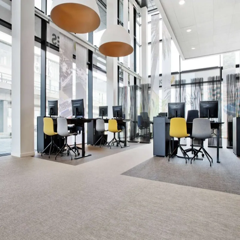 Waterproof  Bolon Pvc Woven Vinyl Flooring For Hotel