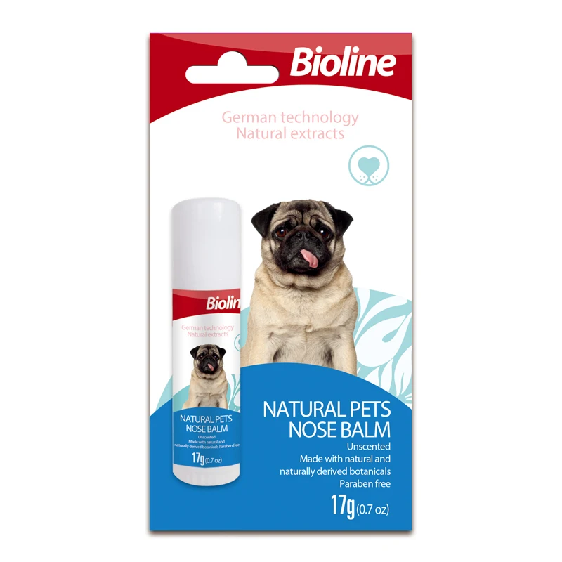 Bioline Pet Dogs Cats Nature Organic Products Cosmetics for Animals Paw and Nose Balm