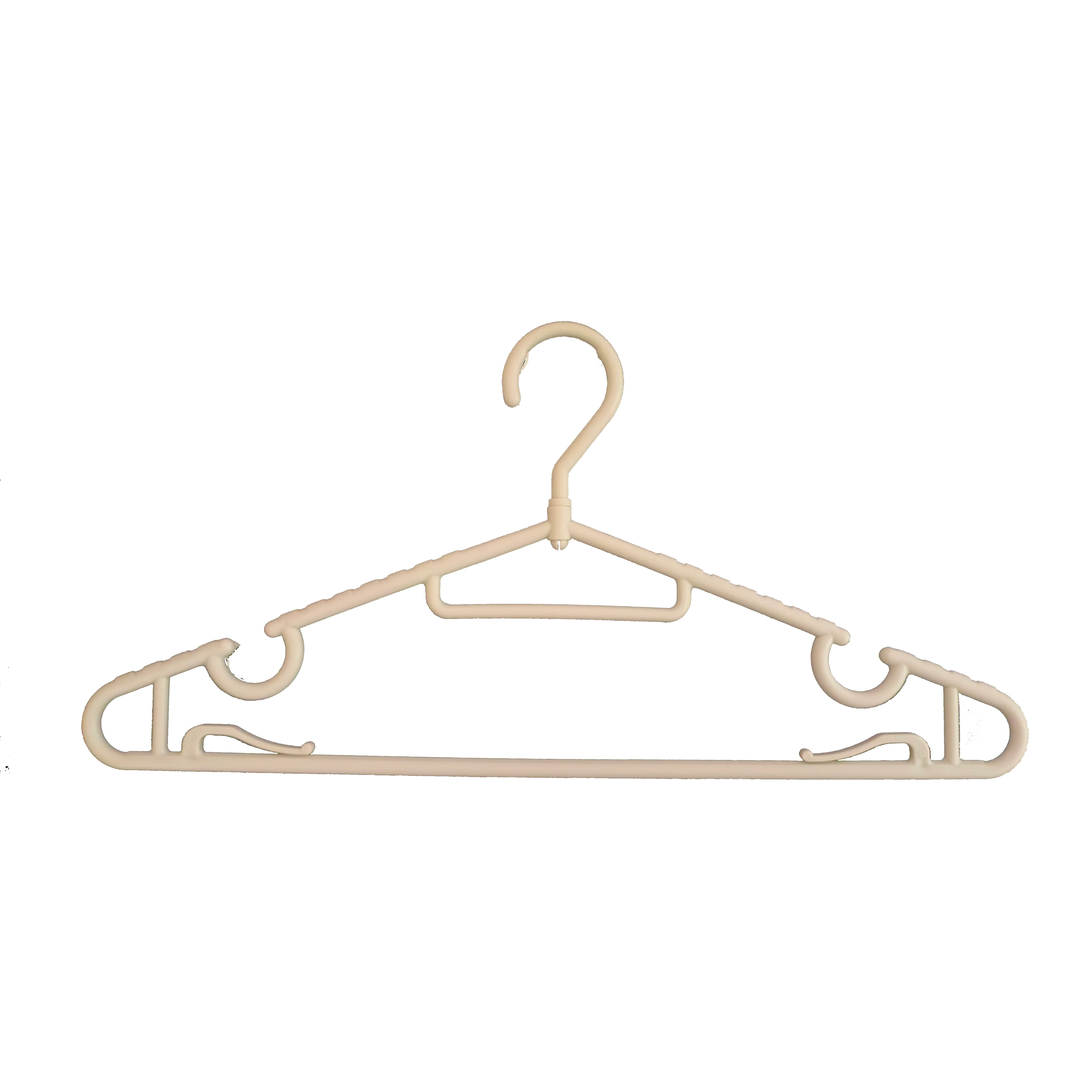 China factory Supply black non slip hangers  plastic dry wet hangers for household or clothing stores plastic hanger
