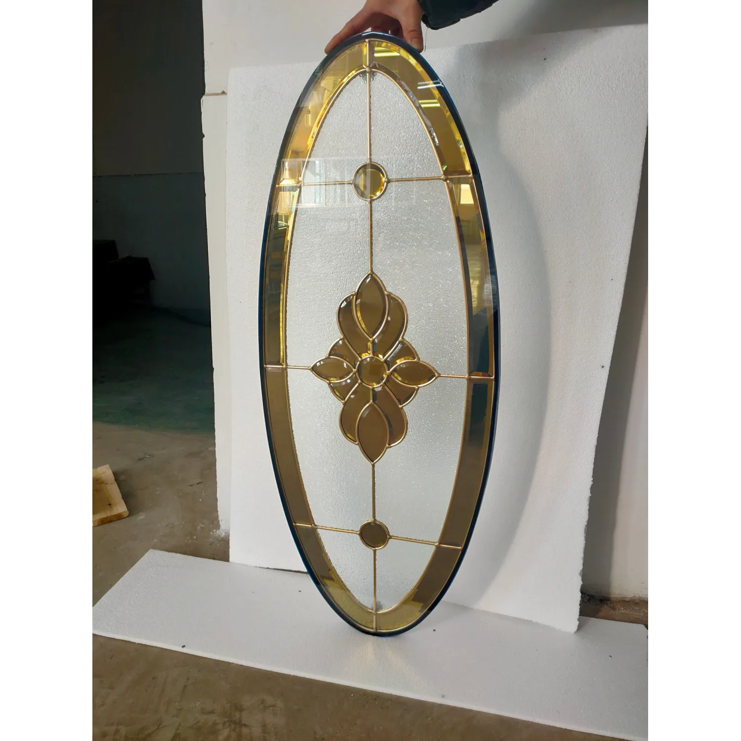 Factory Art Glass Building Art Deco glass custom door wall Windows