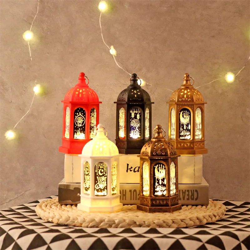 Ramadan 2024 Moroccan Lanterns Decorative Ornaments Night Lights Islamic Lanterns Holiday Supplies