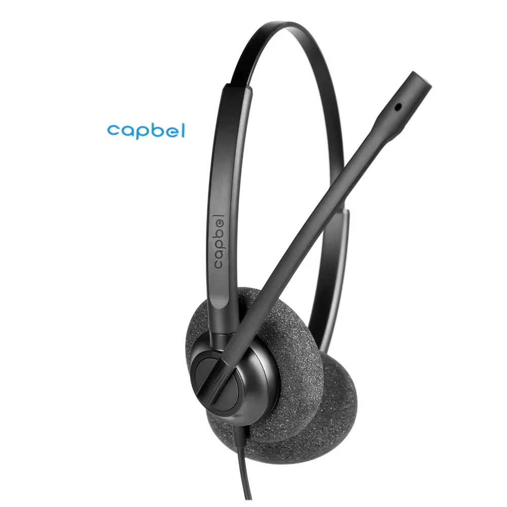 OEM Callcenter Headsets Noise Canceling Universal Communication Call Center Headset Headphone With Mic Wired USB Connector