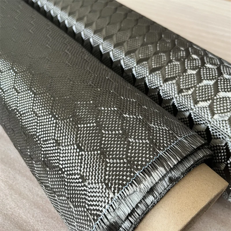 High Strength Football Hexagonal Carbon Fiber Fabric