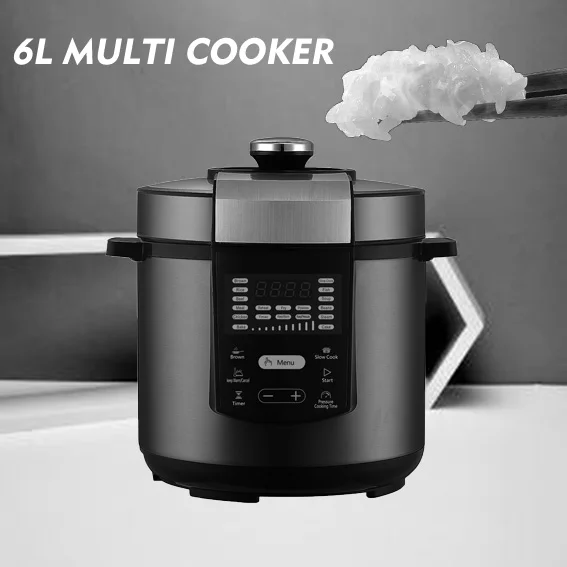 12 In 1 Electric Pressure Cooker 220V 6L Multi-Functional Stir-fry Soup Multi Cooker Factory Direct Sell