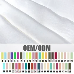 Solid Customized 14MM Rayon 70%RAYON 30%SILK Rayon Silk Fabric For Dress and Blouse