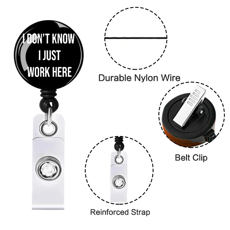 Cute Funny  Nurse Doctor SLP Alligator Clip with your own logo