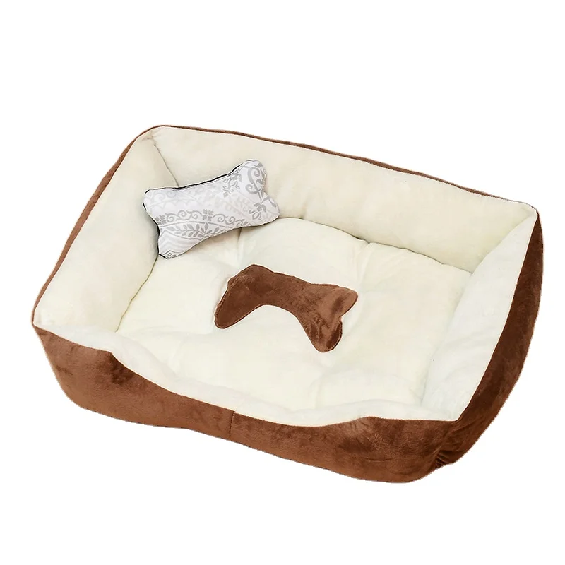 50*38*15 см Xs Amazon горячая Распродажа пропускающие воздух кошка кровать спальный подушки щенок New Bone, собачья кровать диван-кровать для маленьких собак