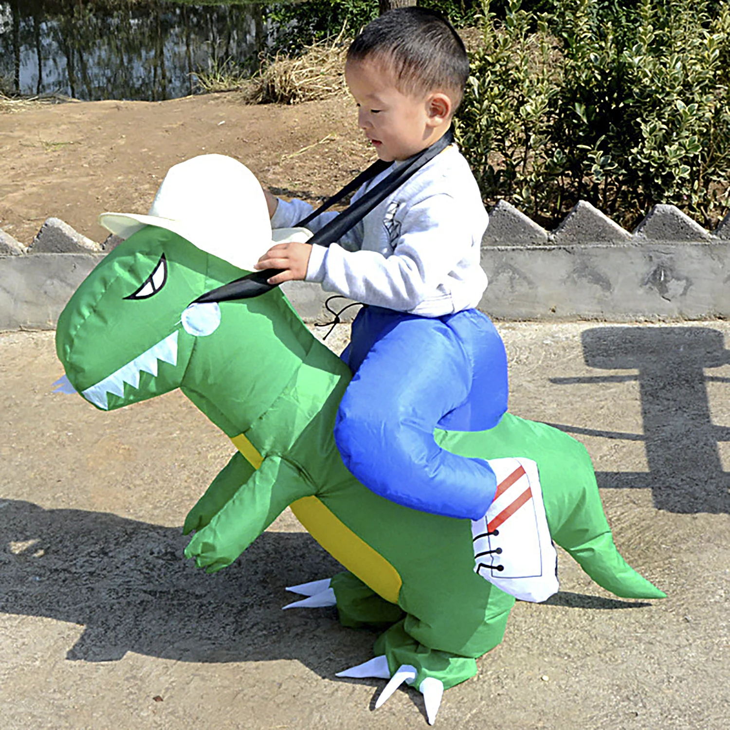 Детский надувной костюм динозавра Molezu для подростков маскарадный с животными косплей Хэллоуина фестиваля вечеринки