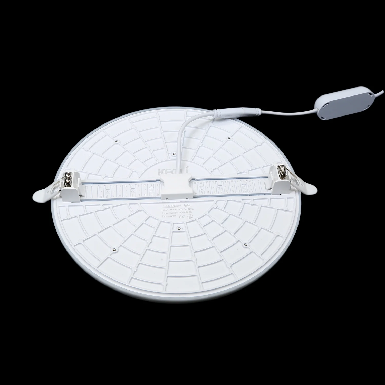 New Super bright Tricolor Smart dimmable hole size frameless led downlight round led panel 36W