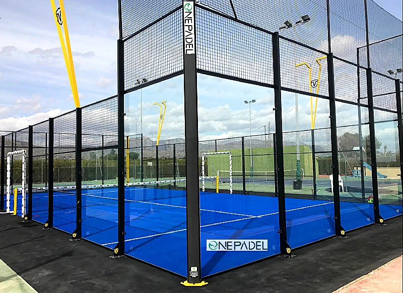 100% hot dip galvanized poles buy paddle tennis court 15+ years without rust guaranteed