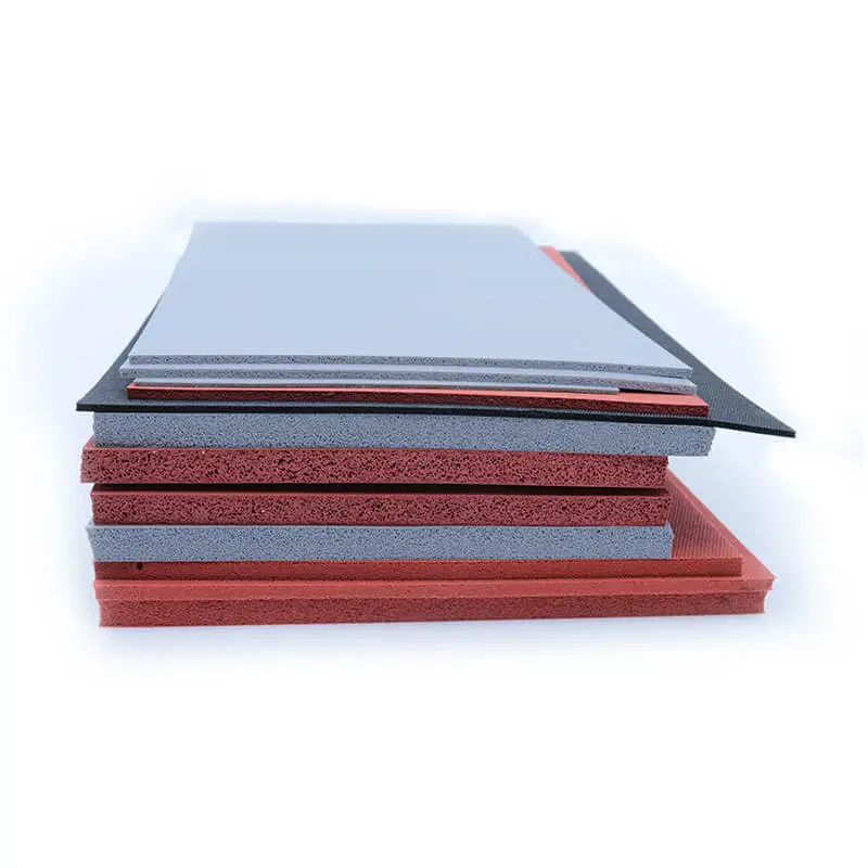 Custom Heat Resistant Sealing Anti-Vibration Sponge Plate Pads Silicone Rubber Foam Sheets