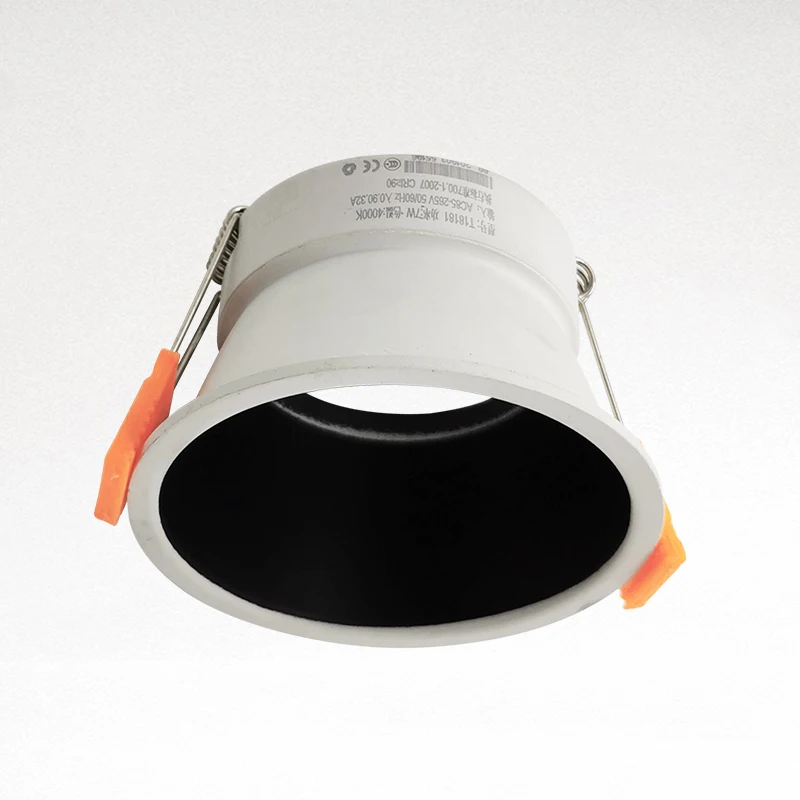 ODM OEM Round Shape Fixed Ceiling GU10 Downlight Fixture Down Light Housing