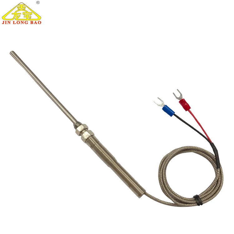 Jinlongbao custom pt100 pt1000 temperature sensor high accuracy stainless steel temp sensor probe