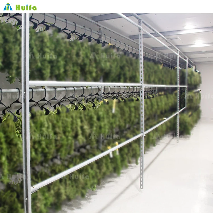 Commercial Indoor Cultivation Hanging Herb Drying Rack For Plants