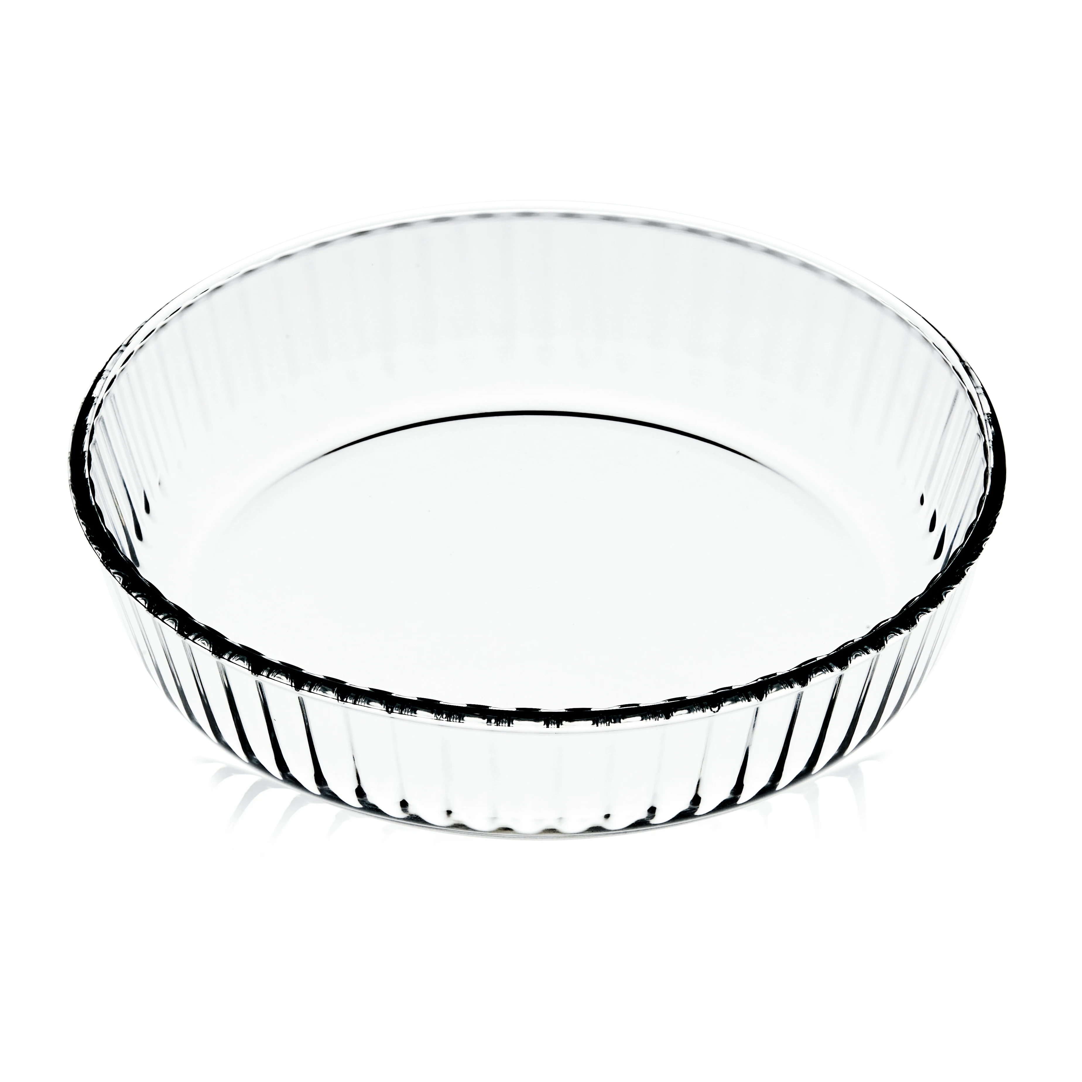 LINUO New Arrival Bakeware  heat-resistant glass Tray Glass Bread & wavy Loaf  Dishes and Pan For Cooking and storage