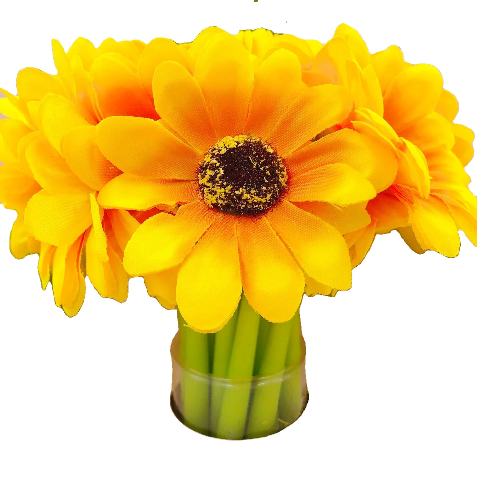 Sunflower Gel Pen Plastic Flower Silicone Creative