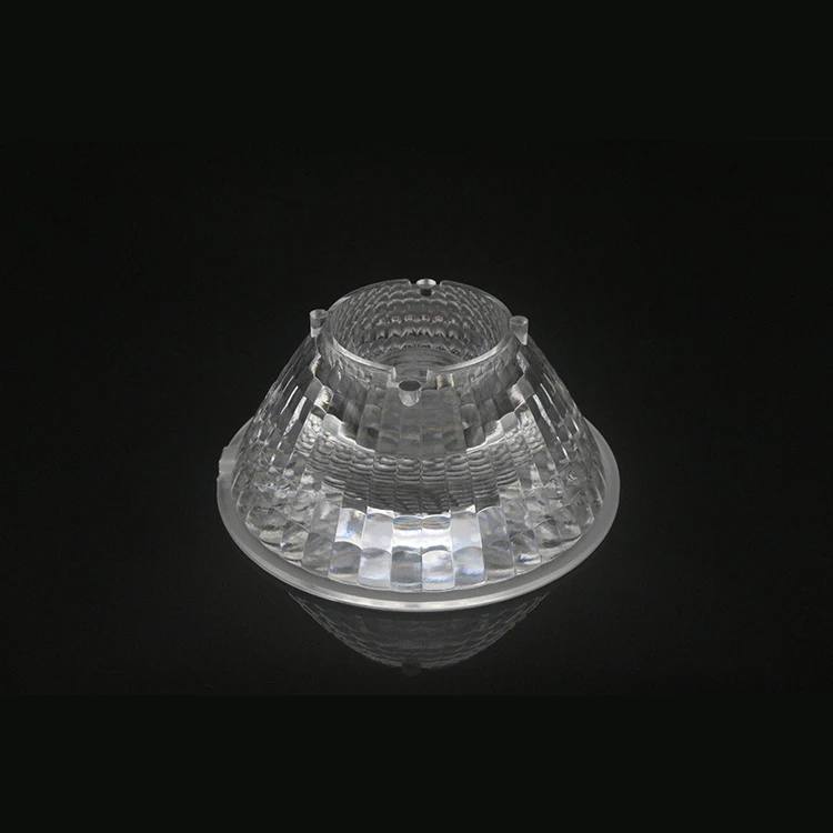 Manufacturer 72MM PMMA PC Optical LED Lens Indoor Retail Led Lenses Down Light Spot Light Track light lens TIR LED Lens