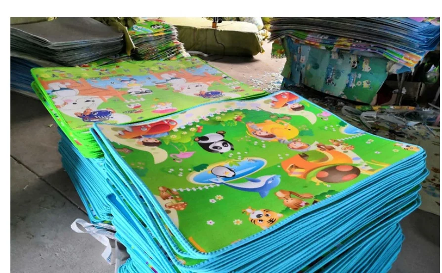 Namaz sitting room foam mat production line EPE foam Ramadan mat making machine Floor foam mat for Pray