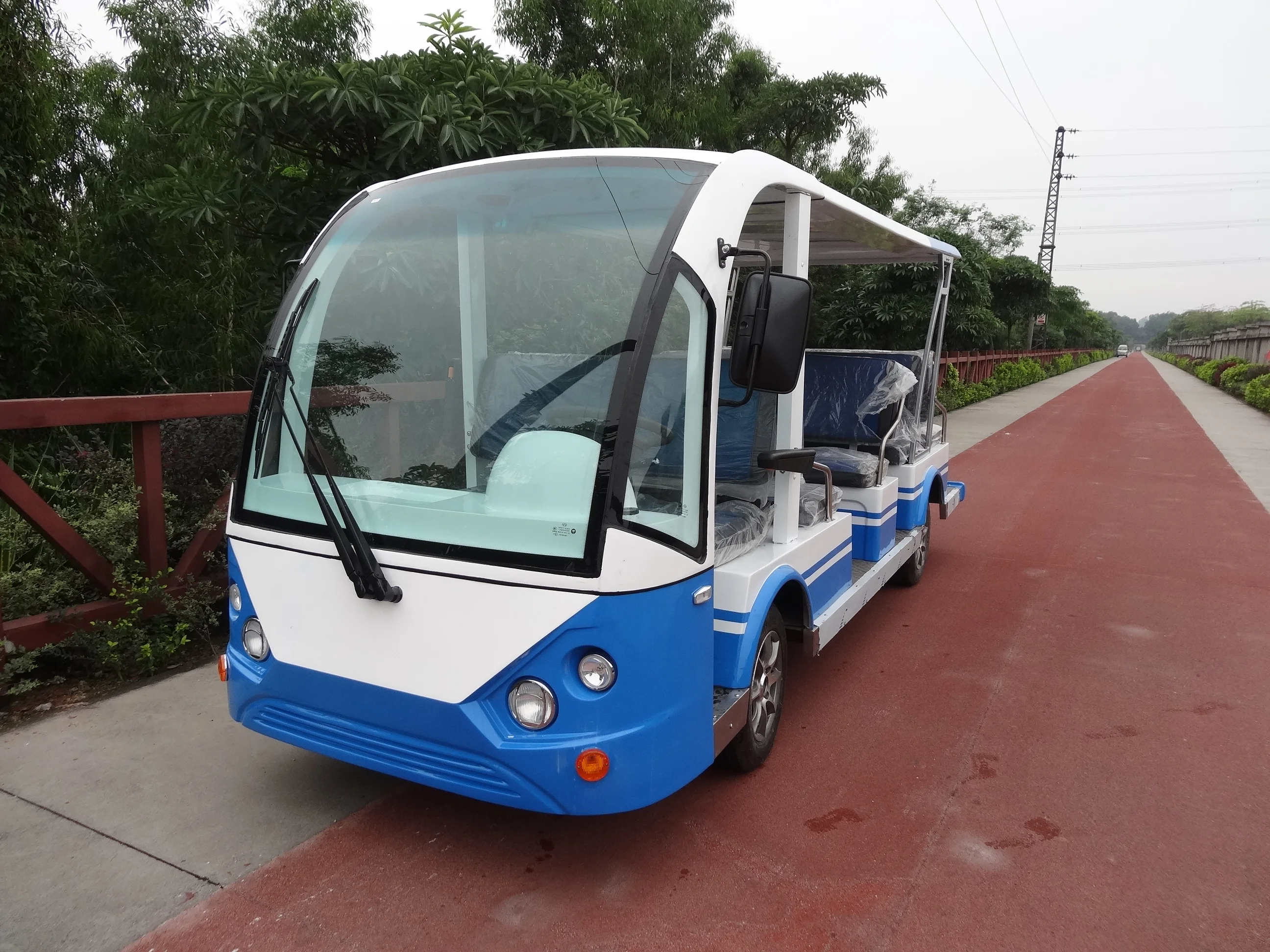 15 Passenger Competitive Price Electric  Shuttle Tour Bus