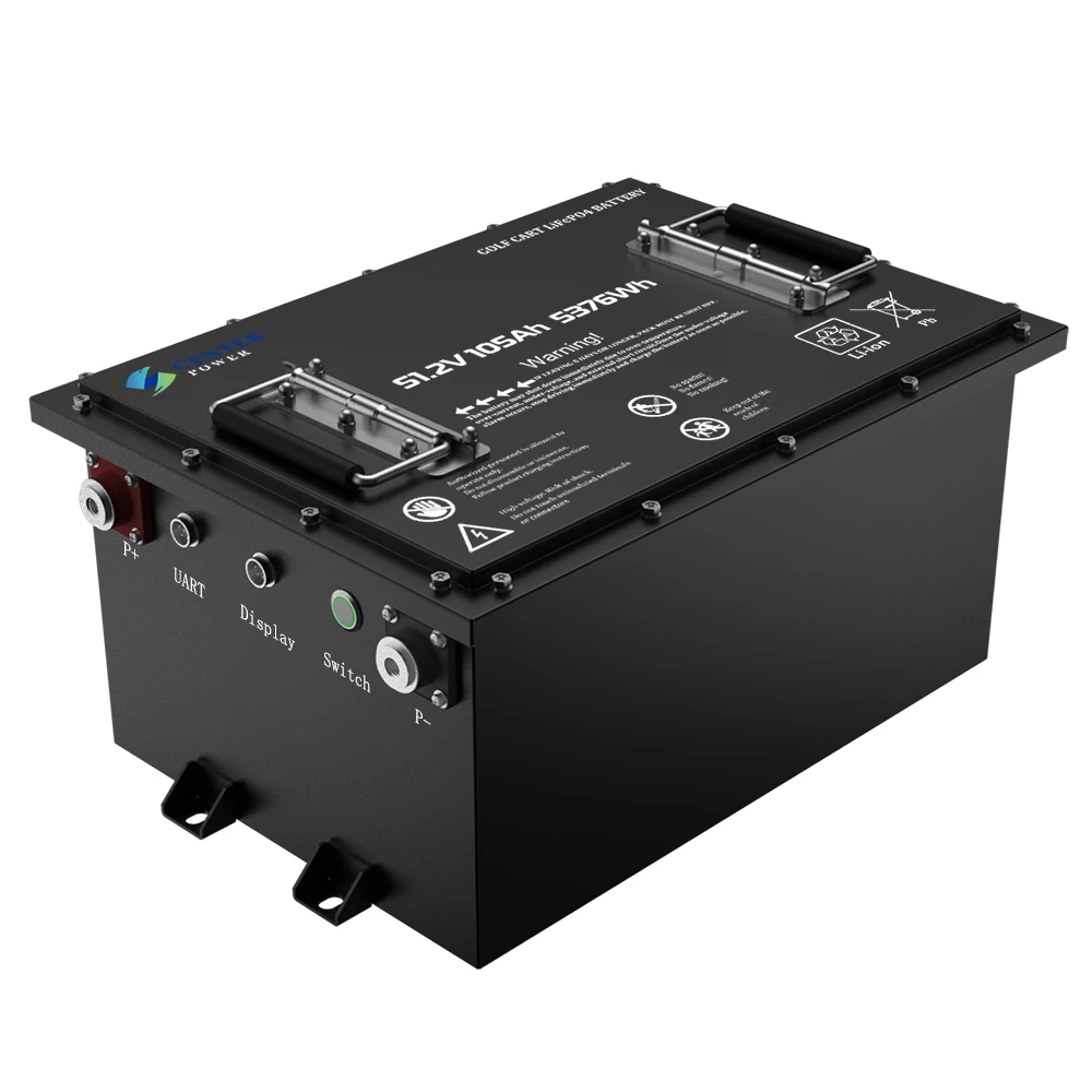 Center Power 300AMP discharge 51.1V 105ah golf cart batteries for club car 48 volt with charger