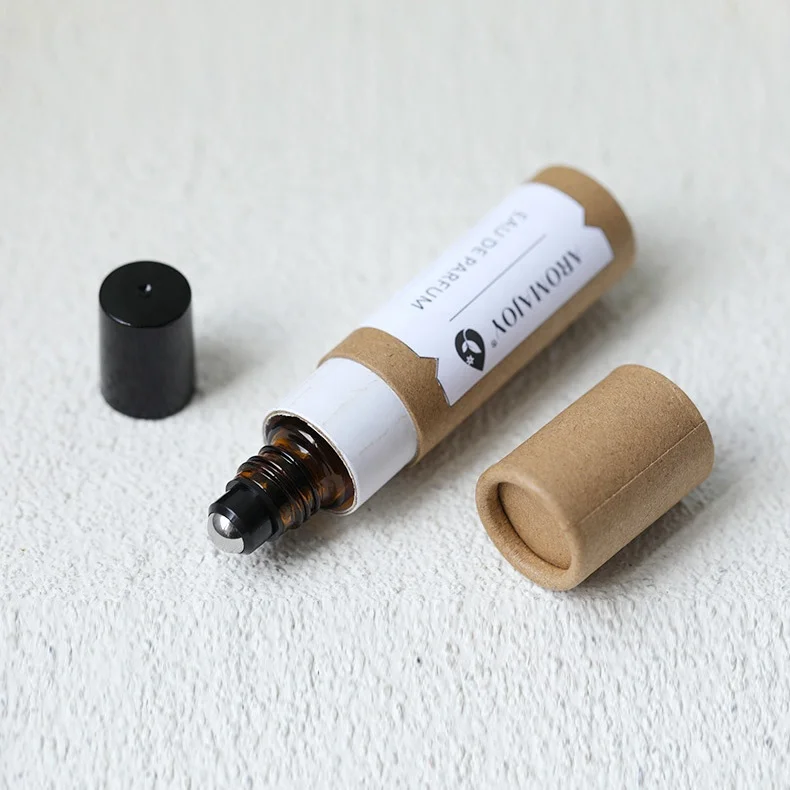 Hot Sale China Wholesale Paper Tube Packaging Box Craft 10ml 30ml Bottle Paper Tube Packaging Glass Serum Bottle with Paper Tube