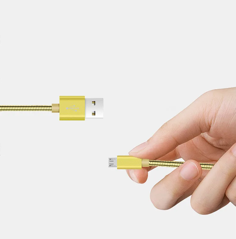 Micro Usb кабель B зарядный шнур нейлоновый плетеный для Galaxy S7 Edge