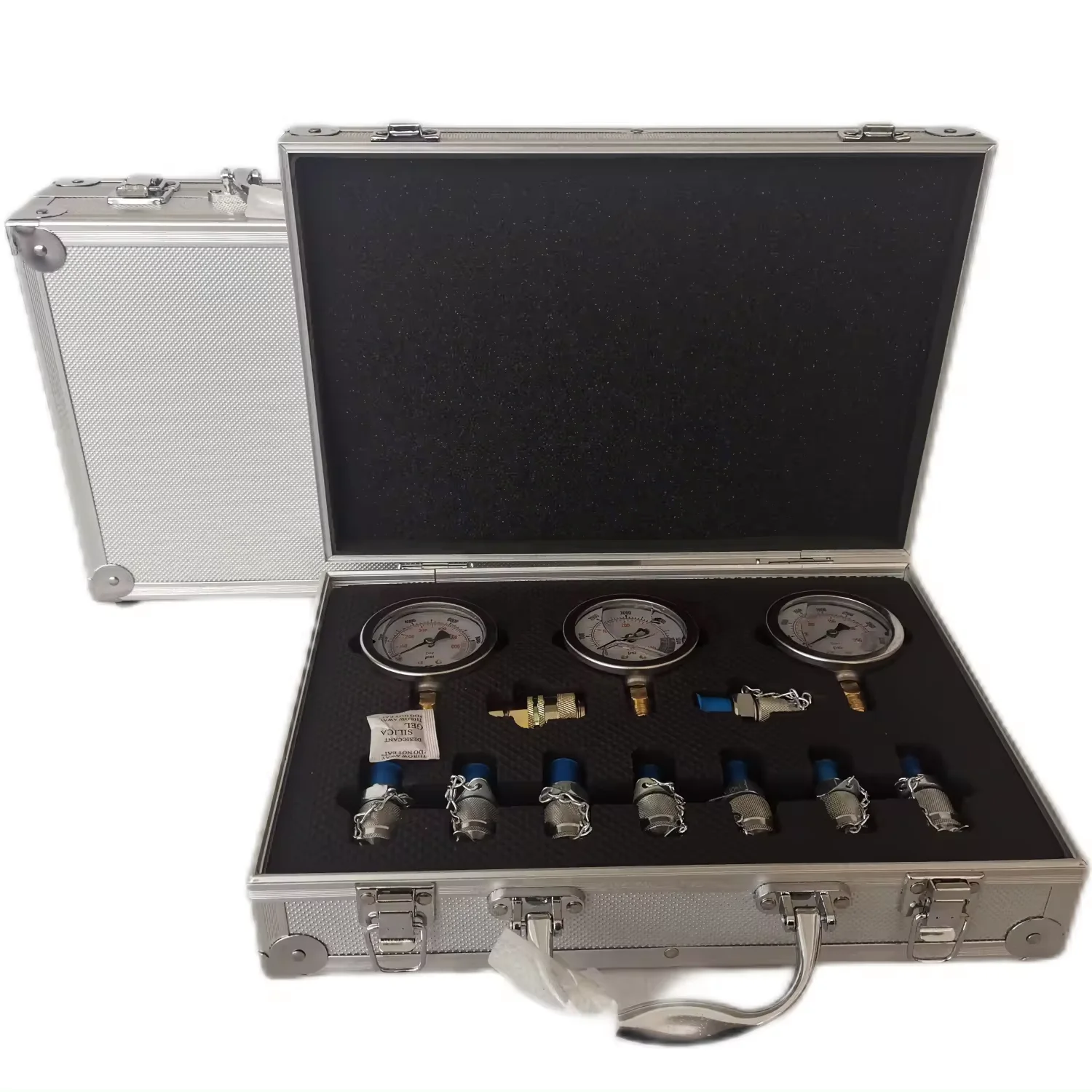 TKS/JZW Portable Excavator Pressure Test Kit Hydraulic Pressure Gauge for Construction Works