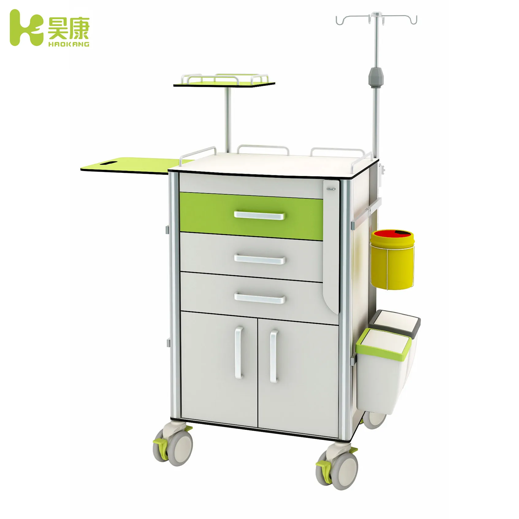 
Movable Hospital Emergency Rescue Nursing Cart Clinic Medical Crash Cart Medical Trolley Hospital Trolley Cart 