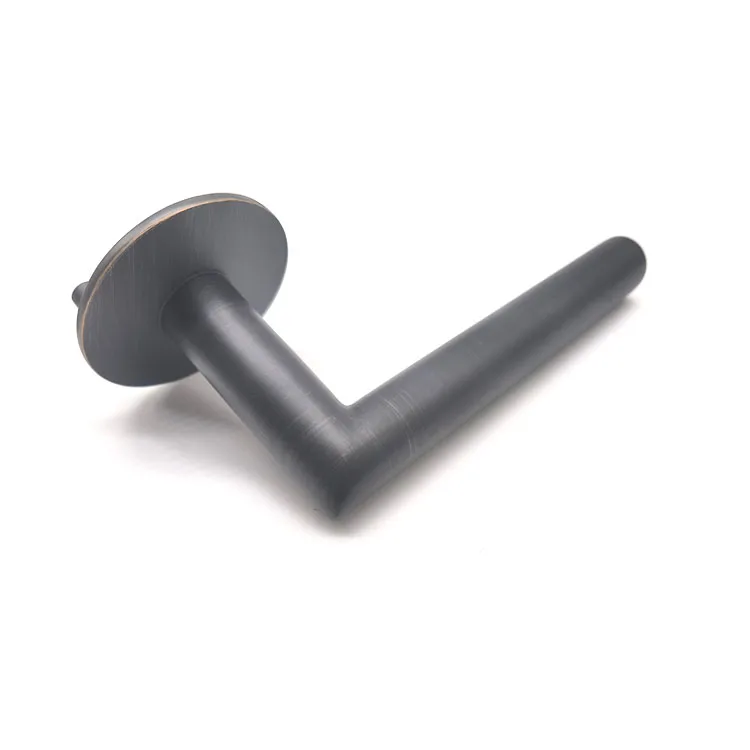 Luxurious Door Handle High Quality Thinner Cover Black Door Handle Right Angle Stainless Steel Door Lever Handle