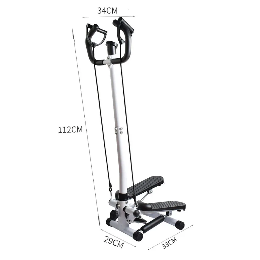 YINGPEI Mini Stair Stepper Fitness Exercise Household Hydraulic Mute Stepper with hand bar