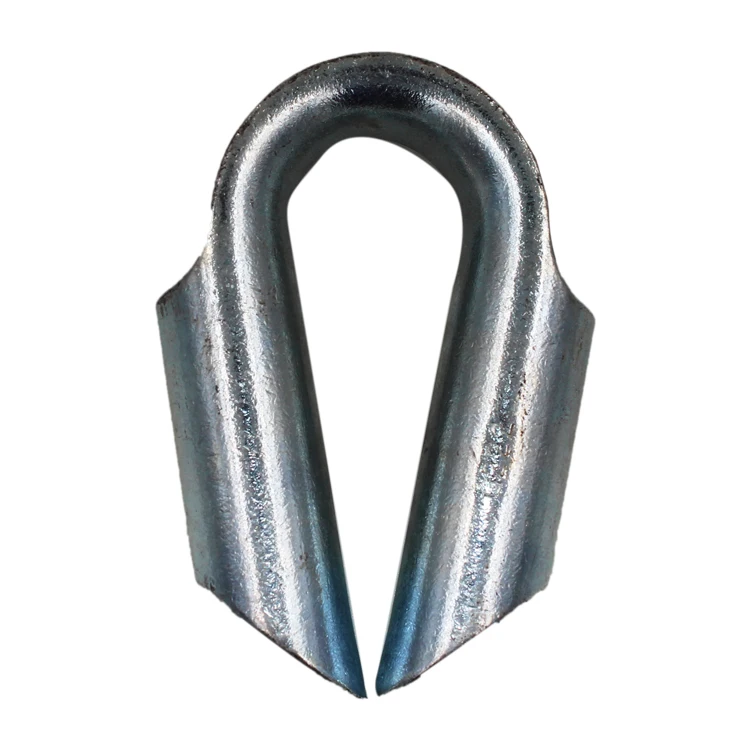 Tube type wire rope thimble