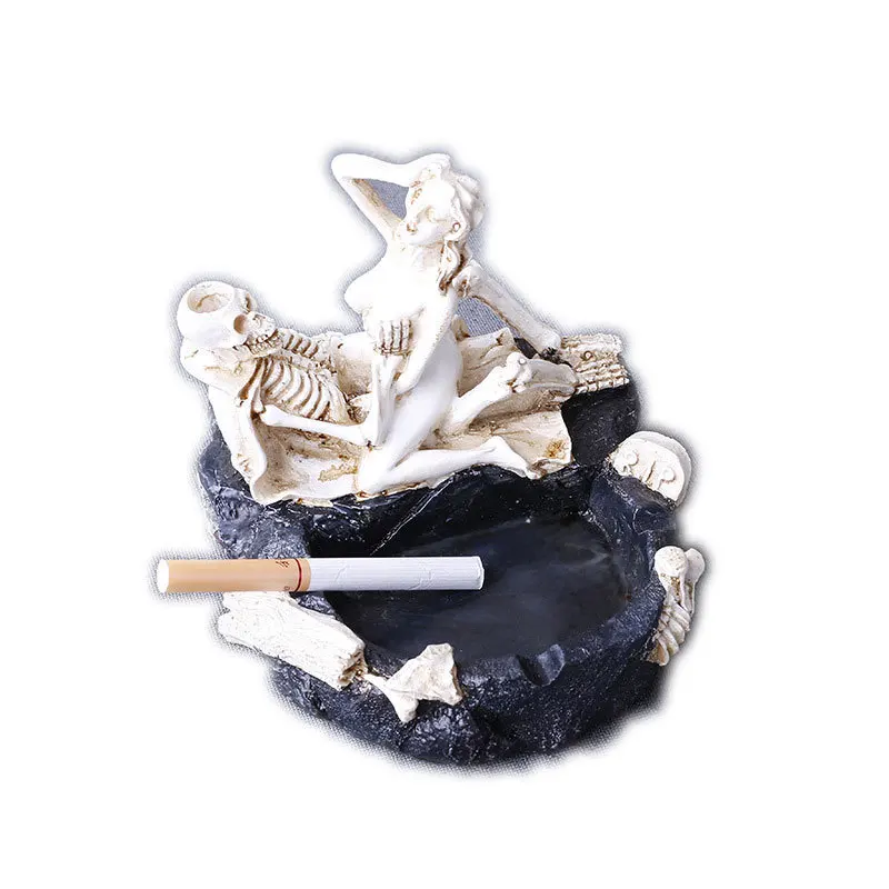Halloween Personality Ashtray Resin Crafts Office Creative Ornament Fashion resin handicraft