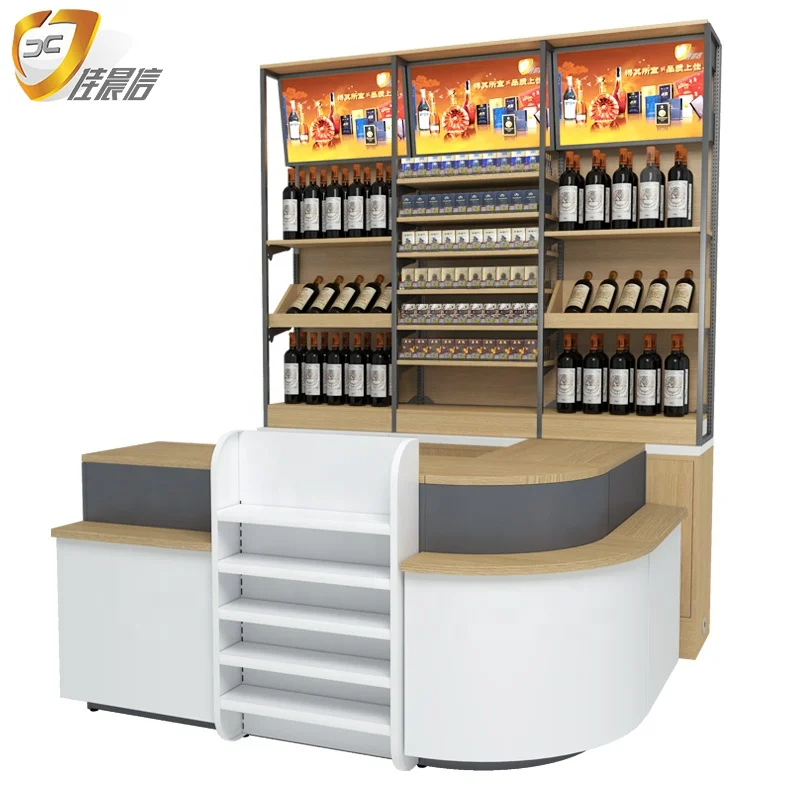 
Supermarket Checkout Counter/Good quality cash register/convenience cash stand for shop 