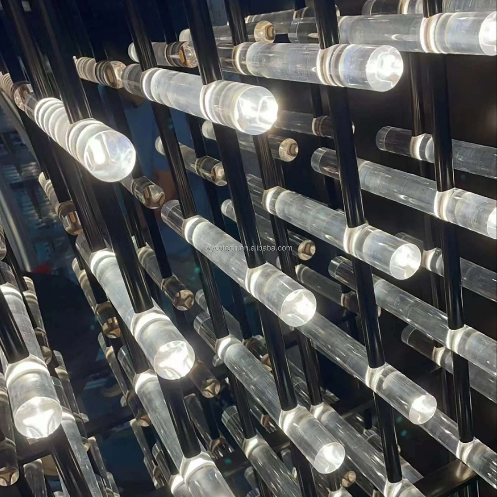 Custom Wall-mounted Acrylic Wine Bottle Display Rack Storage Clear or Matt Acrylic Electric Wine Cooler Cellar Display Cabinets