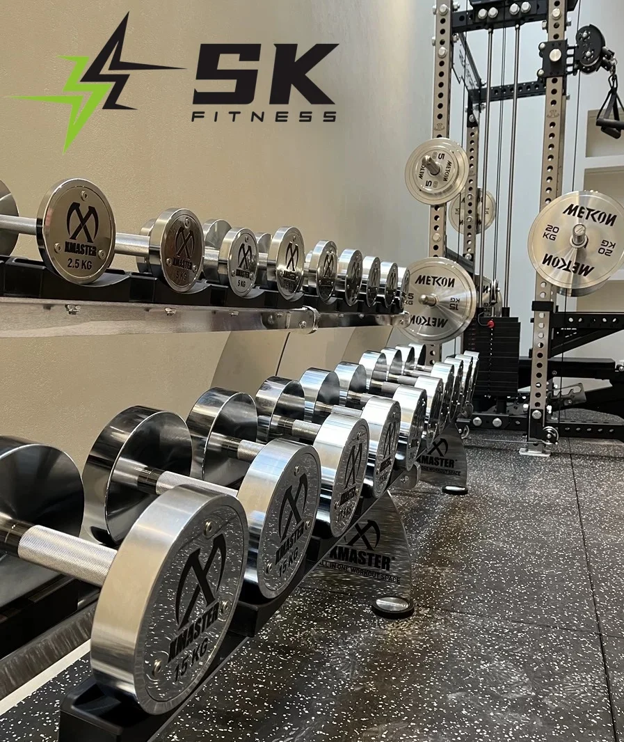 SK Wholesale Weightlifting Chromed Barbell Steel Weight Plates For Gym steel weight stack plates for gym