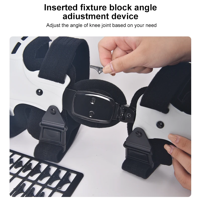 CHK-KN-003 Medical Hinged Knee Support Adjustable Orthopedic ROM Knee Brace For Healing Osteoarthritis and ACL MCL OA knee