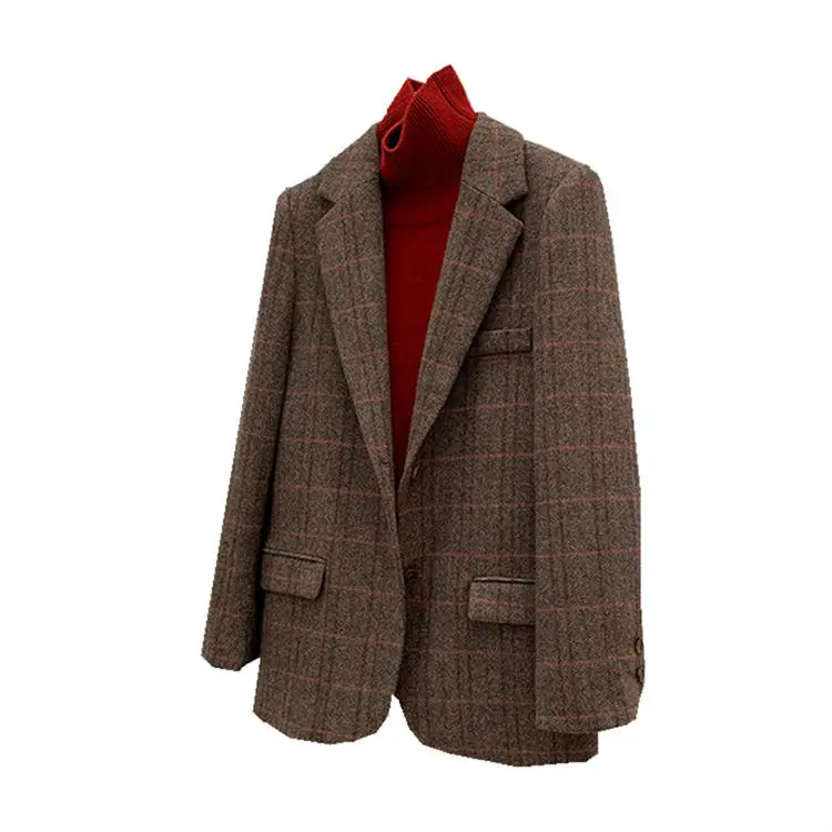 Wholesale Cheap Wool Suit Autumn And Winter Long Ladies Beautiful Double-sided Wool Suit