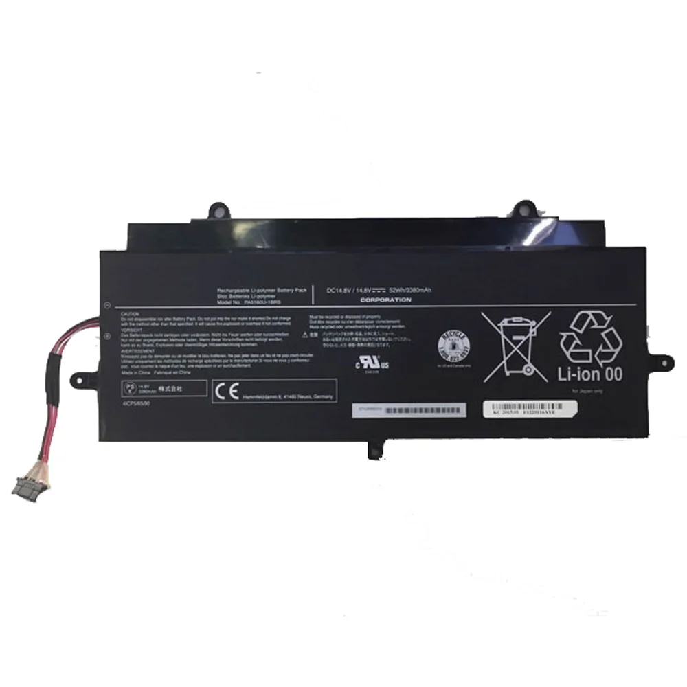 DWO PA5160U-1BRS Original Laptop Battery Replacement for Toshiba KIRAbook 13 KIRA-10D KIRA-101 KIRA-102 KIRA-AT01S 14.8V 52Wh