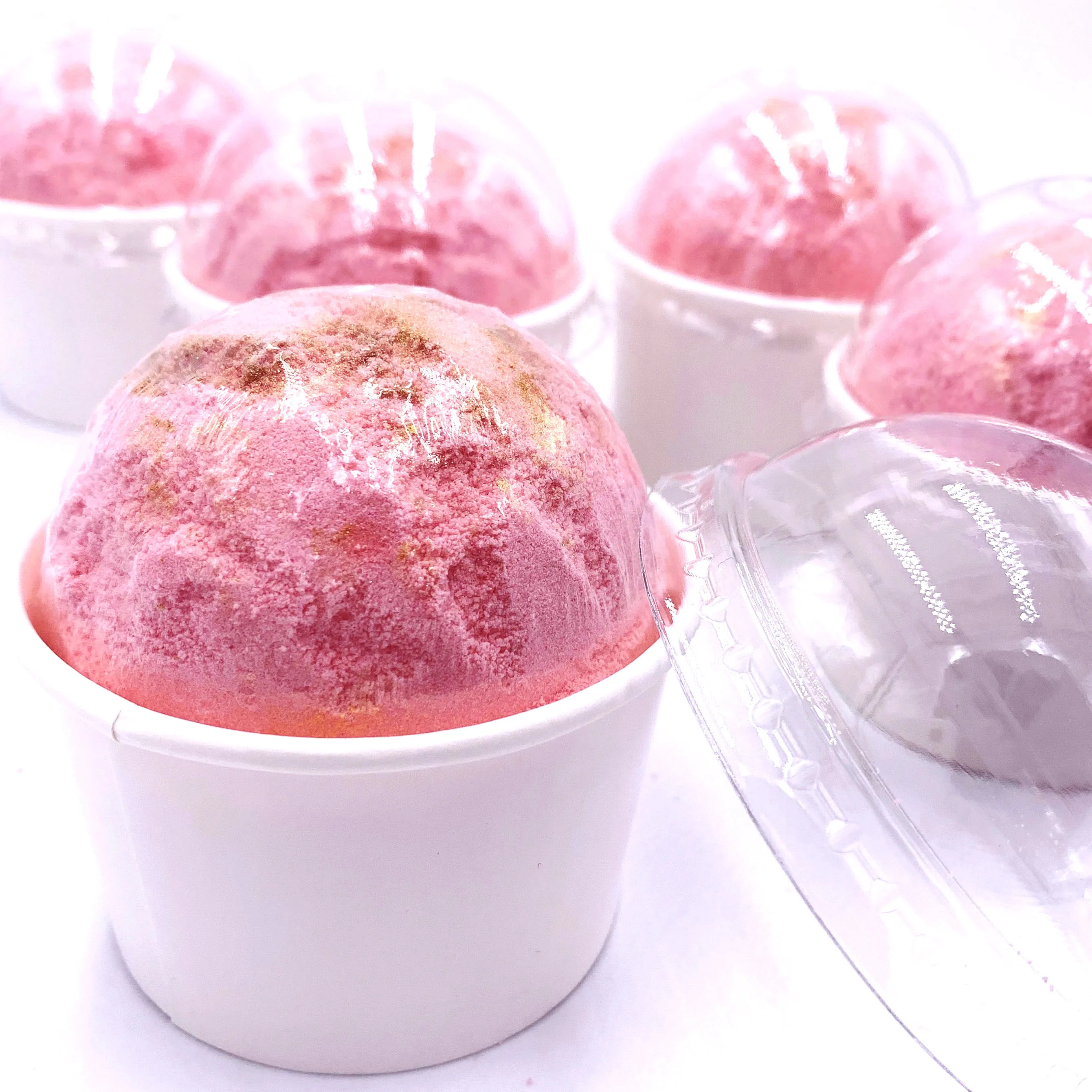 
OEM/ODM Polychromatic flower bubble bath bath salt ball explosion salt bubble bubble bath ball 
