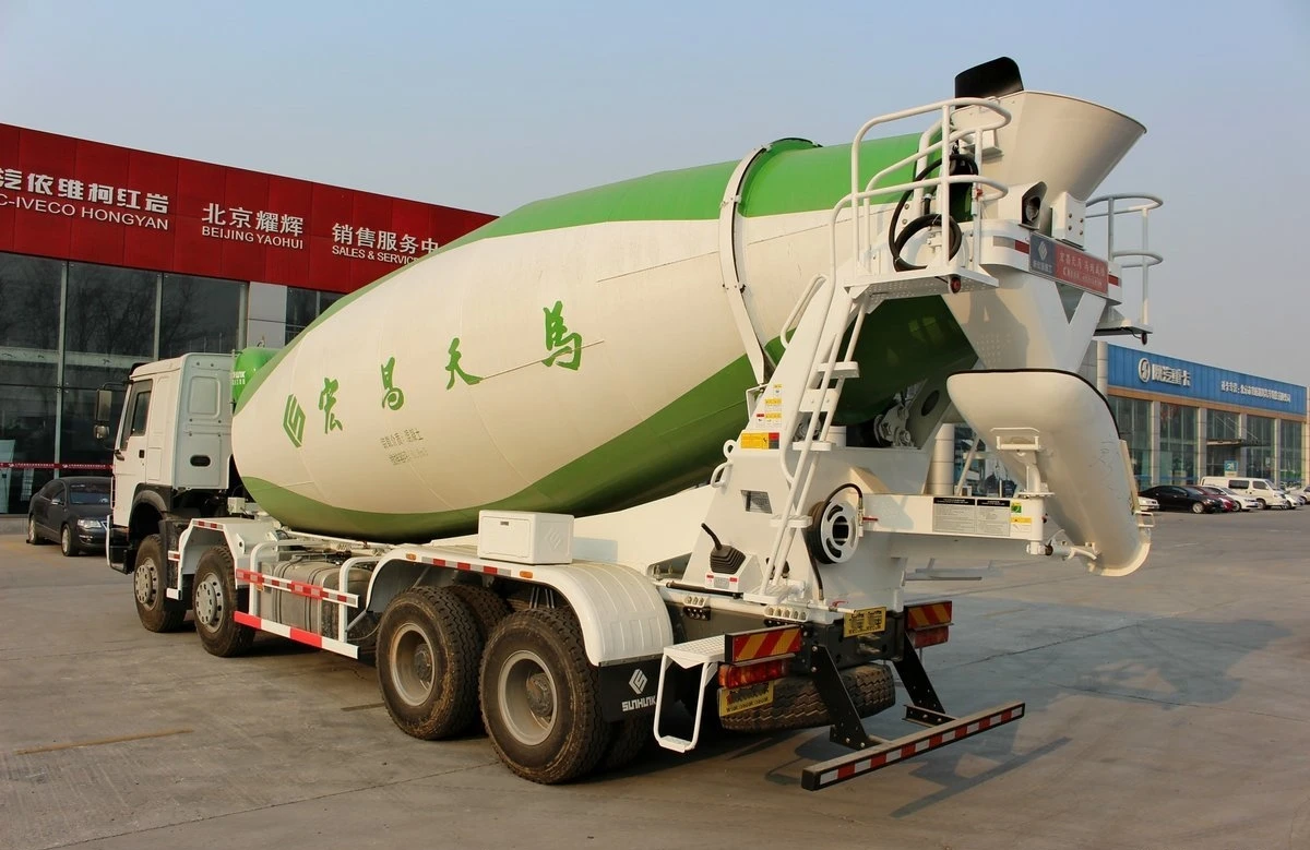 Used and NEW Sino truck HOWO 8x4 concrete truck mixer price transit mobile self loading concrete cement mixer drum truck
