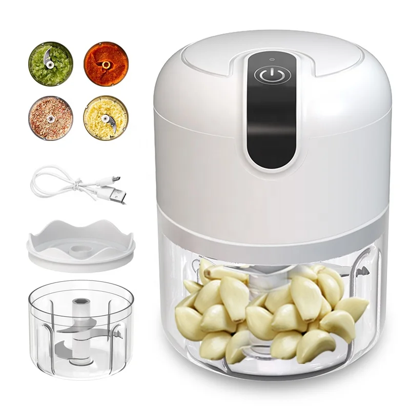 Wireless Electronic Mincer Chili Vegetable Nuts Meat Grinder Food Processor Machine Electric Mini Garlic Chopper