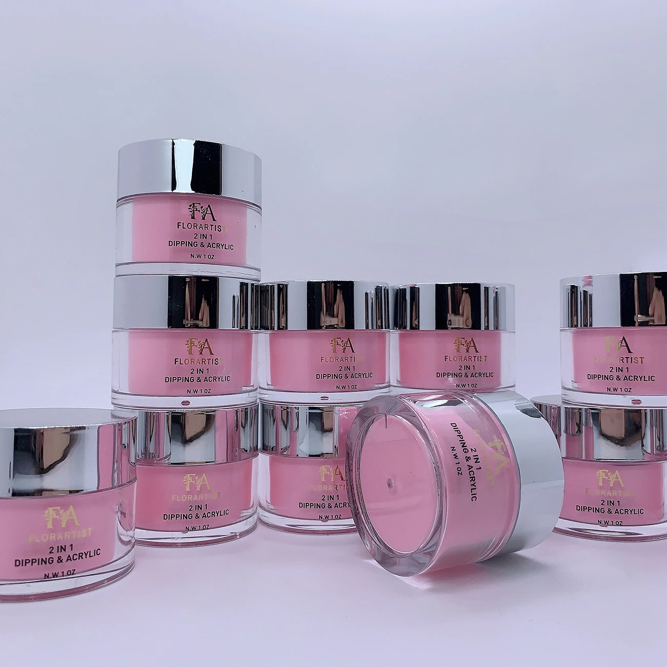 Wholesale Bulk EMA Buttery Color Acrylic Nail Powder Cover Nude Pink Acrylic Powder For Nails