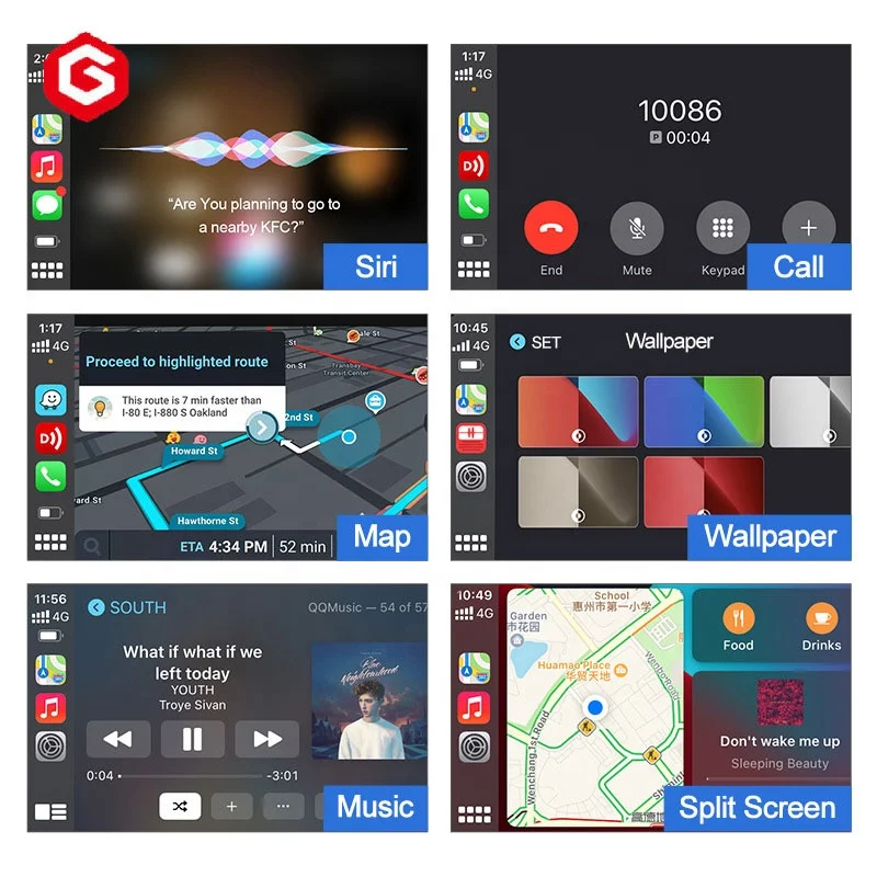 Wholesale lower price wired carplay Plug Play USB CarPlay Dongle For iOS Huawei Android