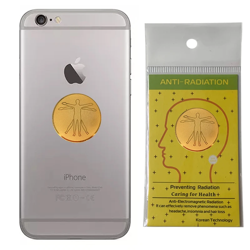 5g anti radiation sticker Customized EMF Protection Sticker Mobile phone radiation 24k for Computer radiation Reduce
