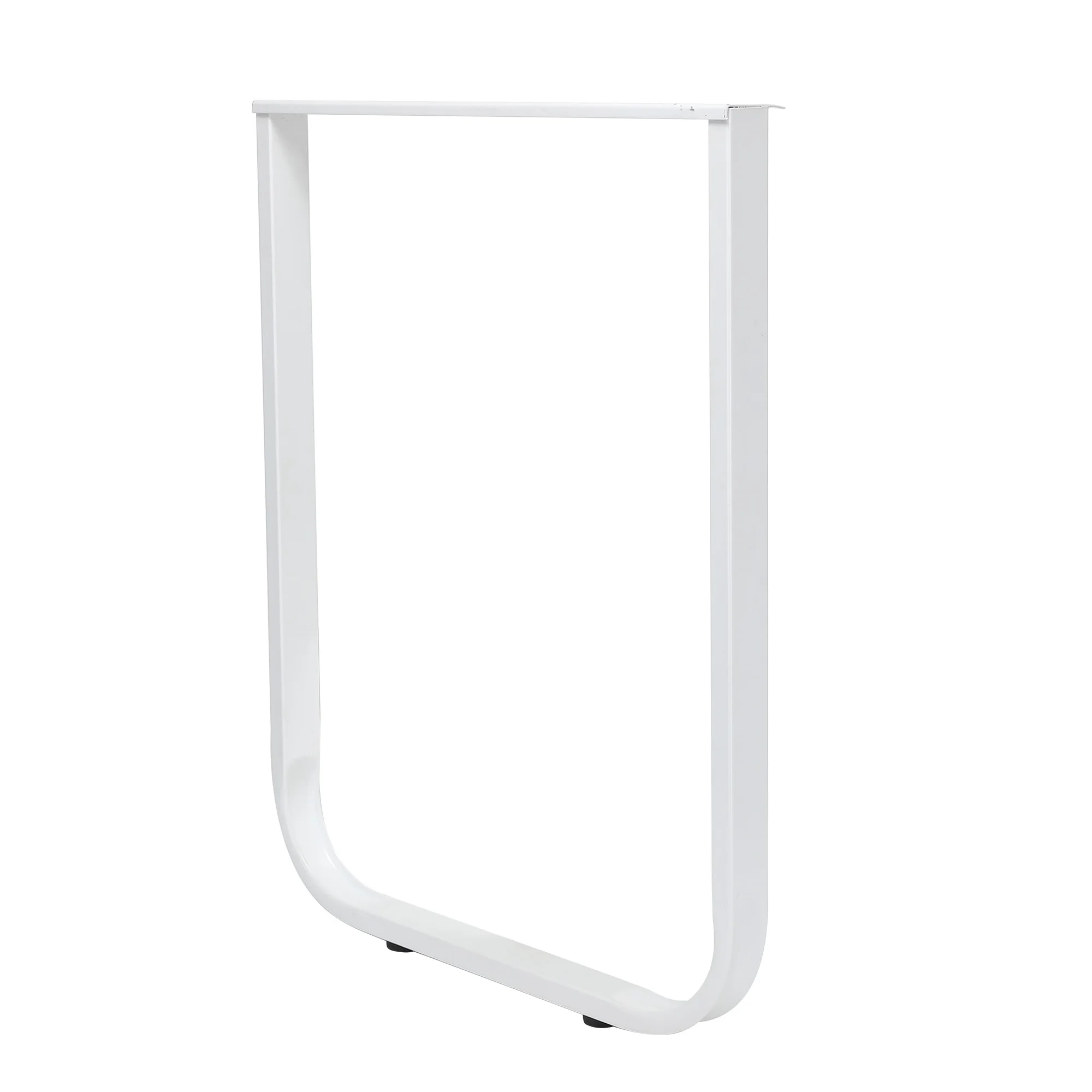 Modern iron desk leg black white U-shaped desk leg iron stool home study office metal desk leg